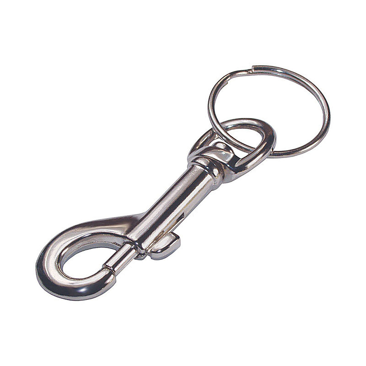 Hillman 701306 Metal Silver Clips/Sanp Hooks Key Chain