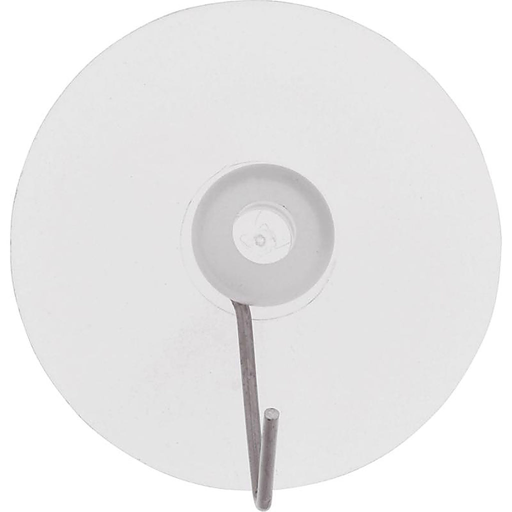 Hillman 701475 Large Clear Metal/Plastic 2-1/2 in. L Hook 8 lb. 1/Pack