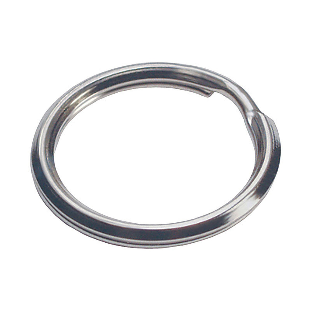 Hillman 703512 7/8 in. Dia. Tempered Steel Silver Split Rings/Cable Rings Key Ring