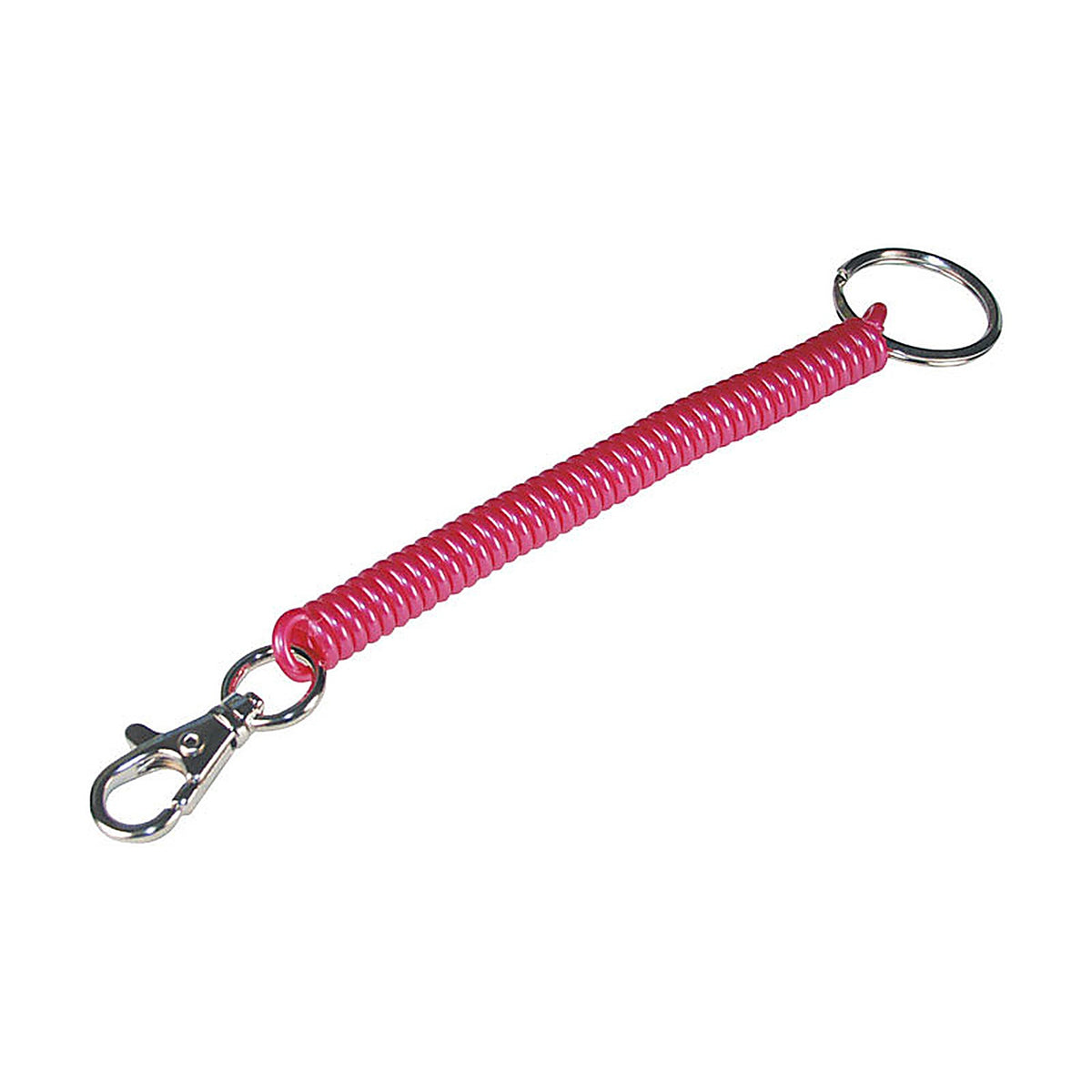 Hillman 711082 Metal/Plastic Assorted Wrist Coil Key Chain