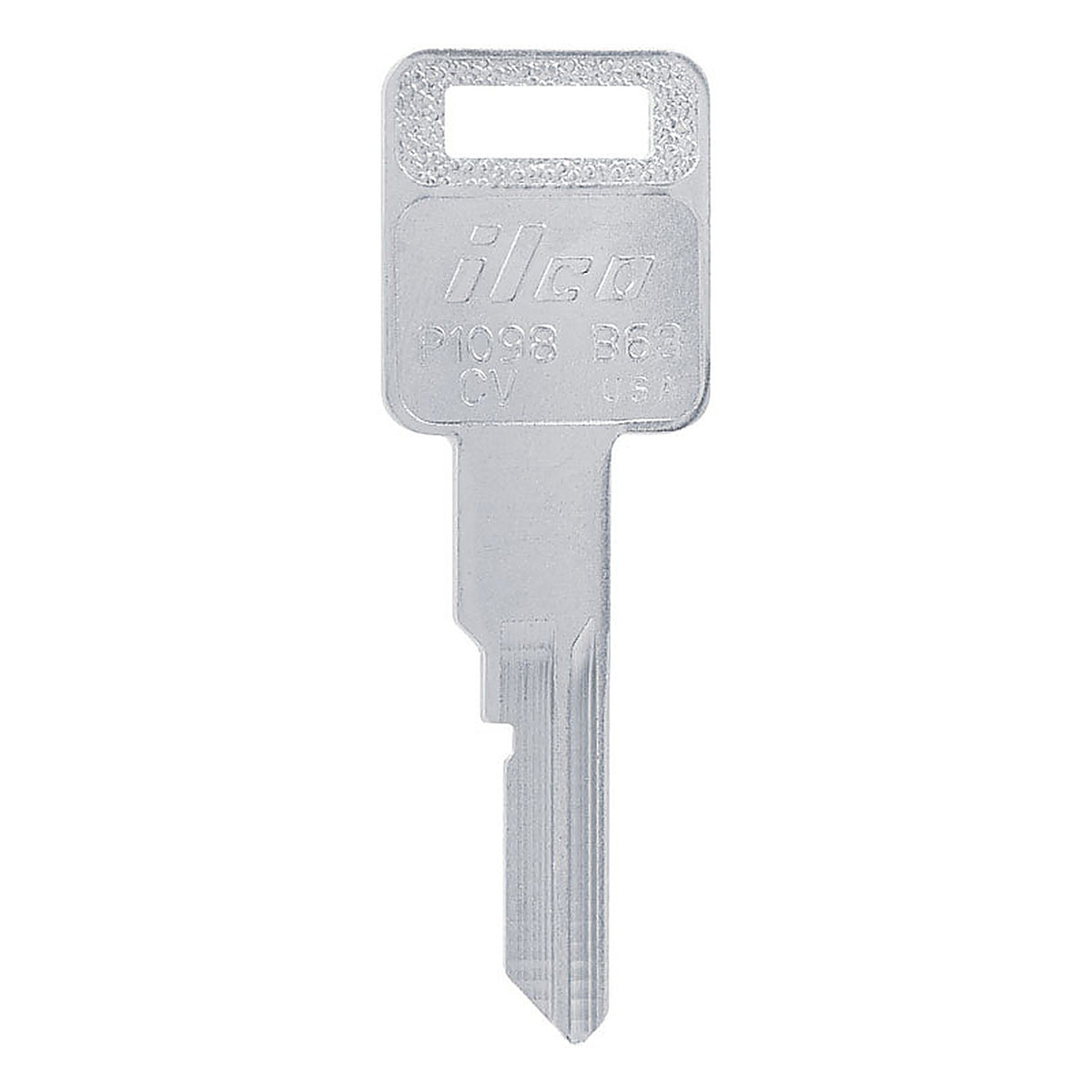 Hillman 83382 Automotive Key Blank B63 Single sided For GM