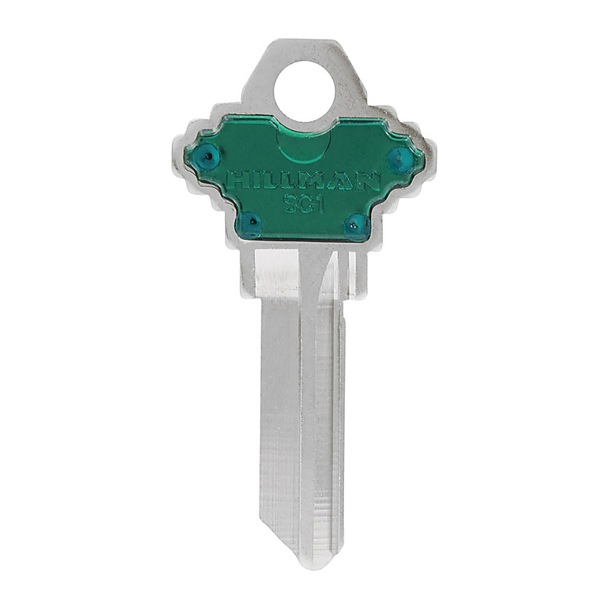 Hillman 86238 ColorPlus House/Office Key Blank Single sided
