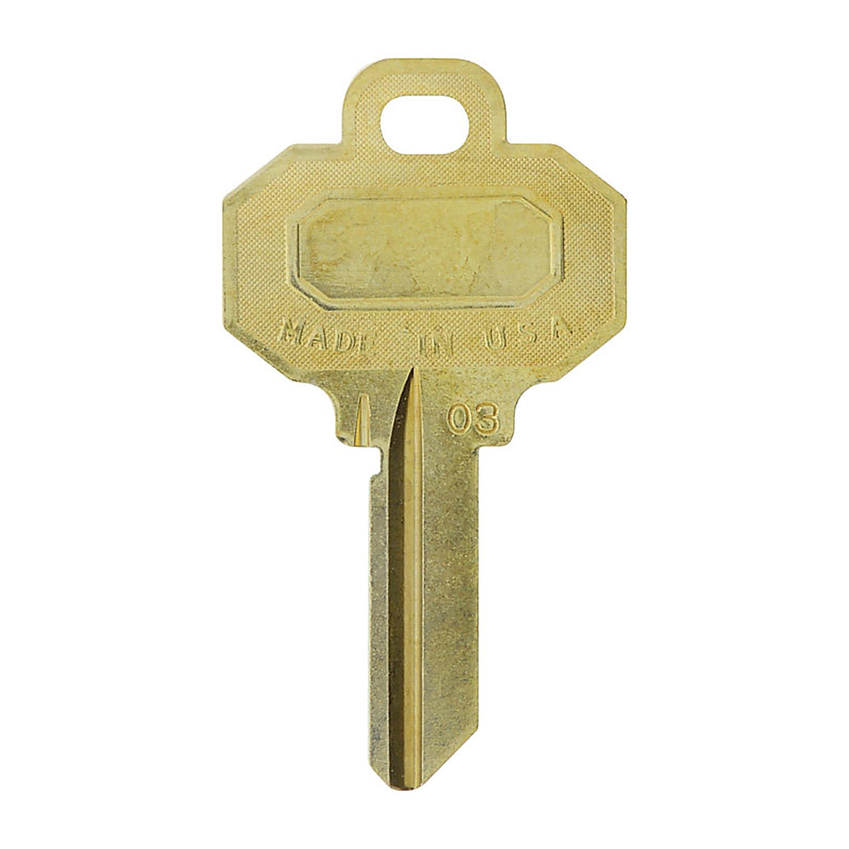 Hillman 86488 Traditional Key House/Office Key Blank BW2 Single sided For Baldwin Locks