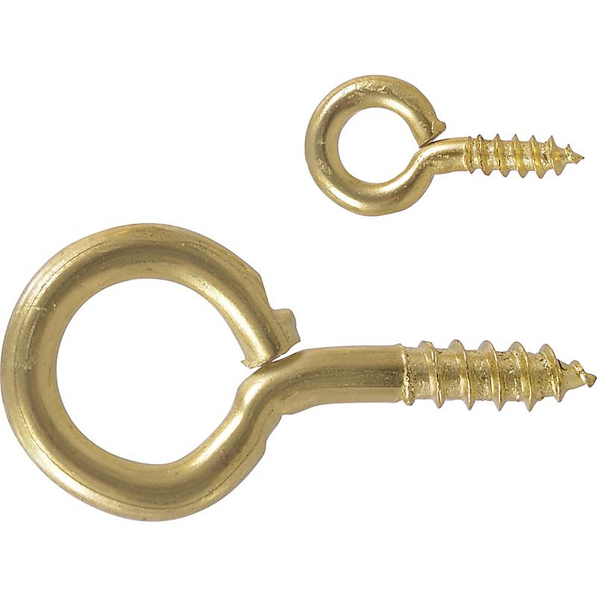 Hillman - 535654 - Ook Brass-Plated Gold Screw Eye and Cup Hook Kit 50 Pack