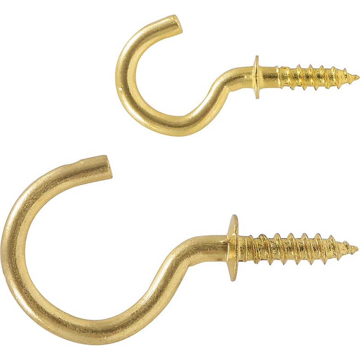 Hillman - 535654 - Ook Brass-Plated Gold Screw Eye and Cup Hook Kit 50 Pack