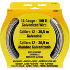 Hillman - 534802 - Ook 100 Ft. L Galvanized Steel 12 Ga. Wire