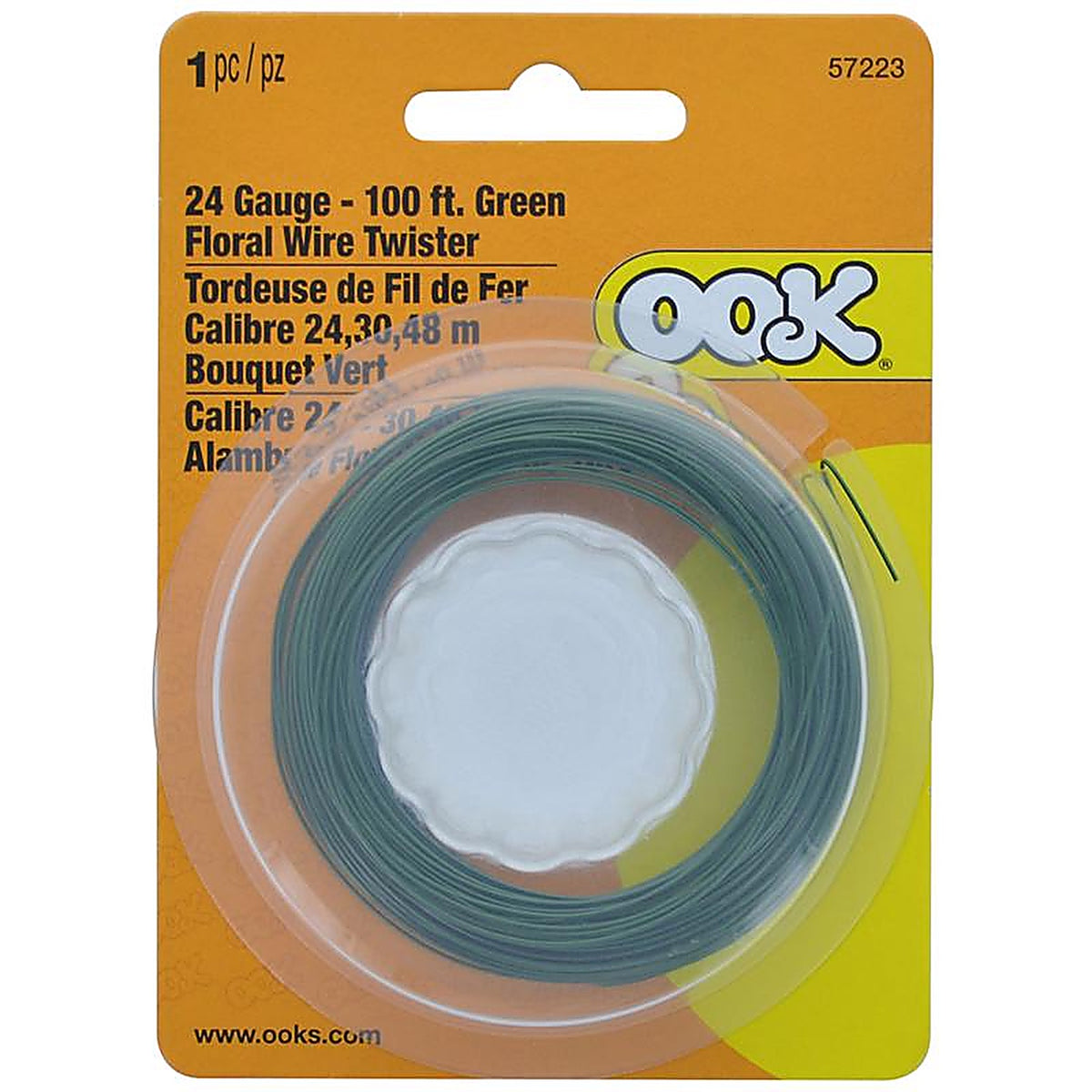 Hillman - 534702 - Ook 100 Ft. L Plastic 24 Ga. Wire