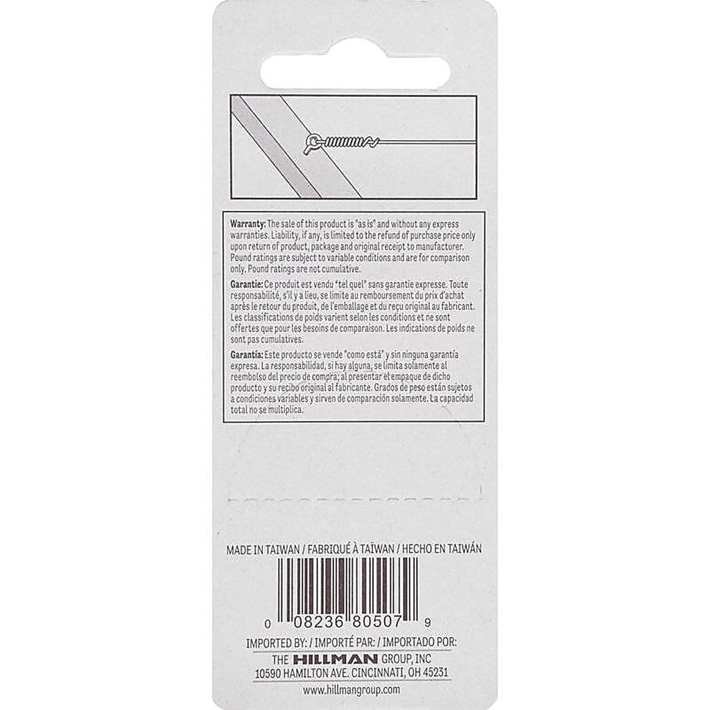 Hillman - 121104 - Zinc Silver Screw Eye 16 Pack