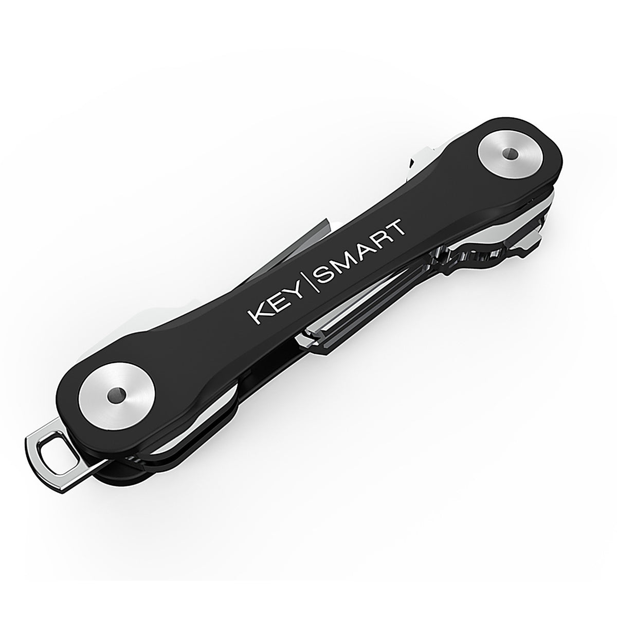 Keysmart KS050R-BLACK Flex Stainless Steel Black Multi-Tool Key Holder