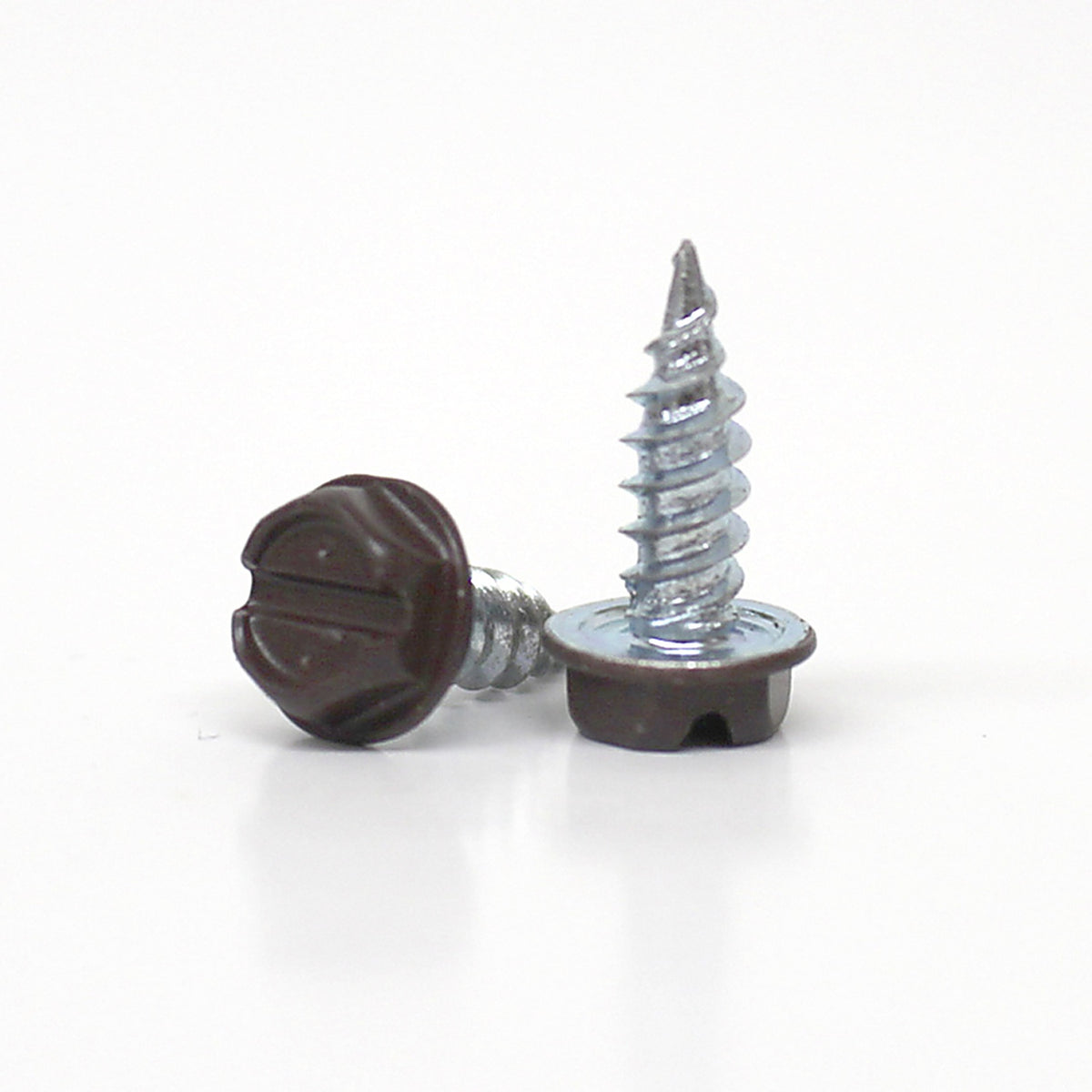 Malco - HW7X1/2ZRBG - No. 7 Sizes X 1/2 In. L Slotted HEX Washer Head Sheet Metal Screws 100 Pack