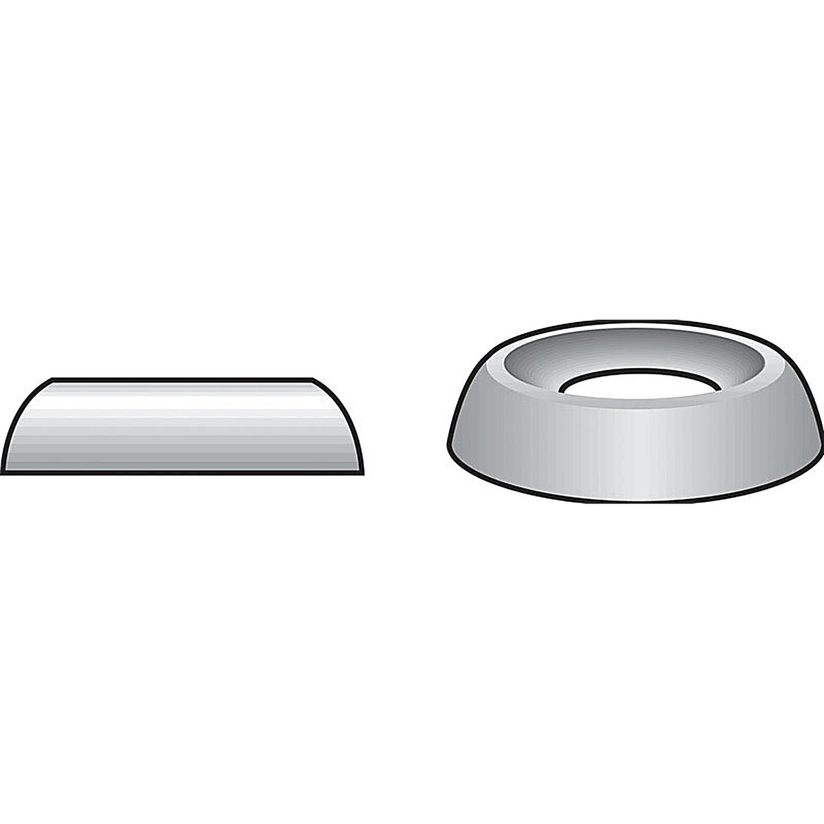 Hillman 830756 Stainless Steel .190 in. Finish Washer 100/Pack