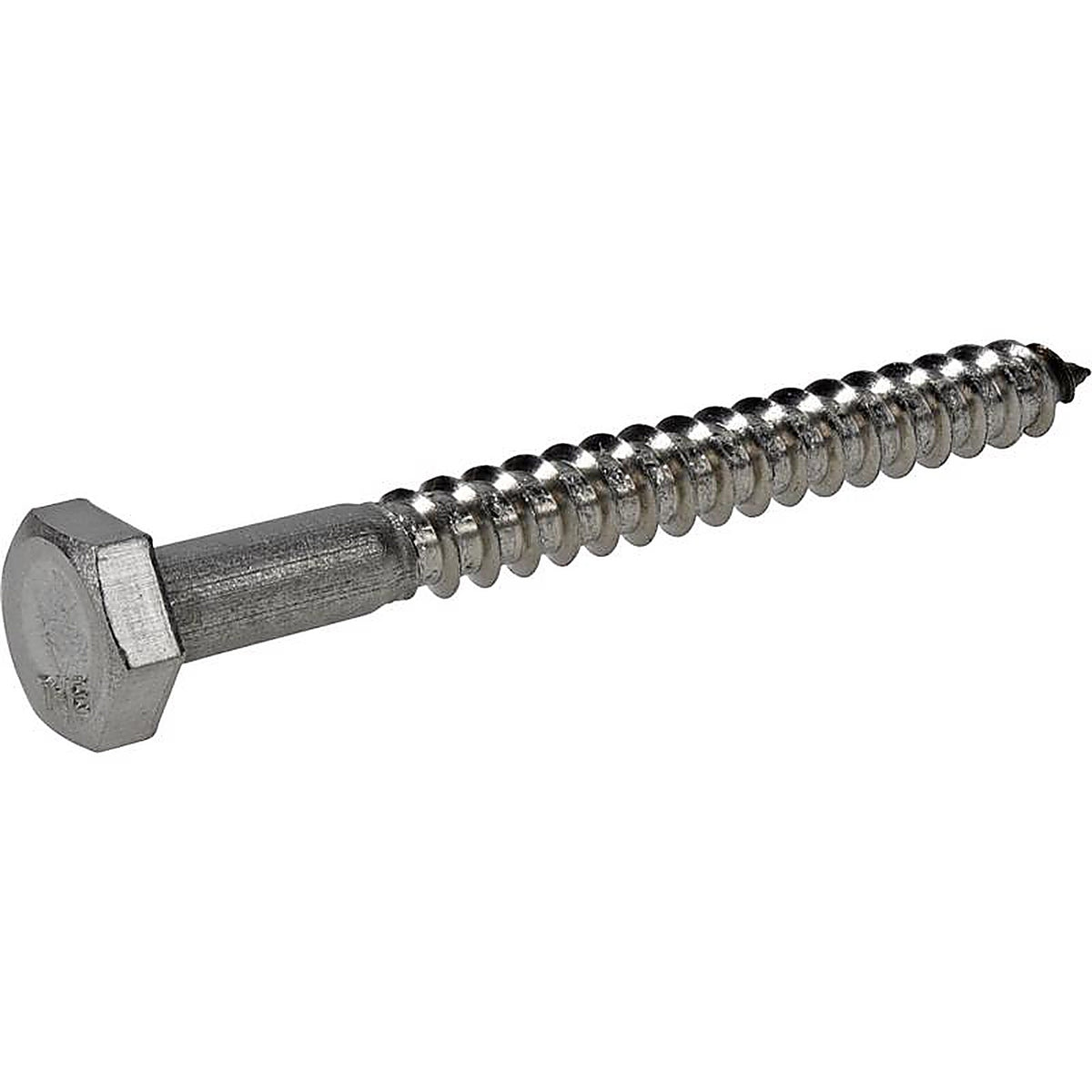 Hillman 832010 1/4 in. x 2-1/2 in. L Hex Stainless Steel Lag Screw 25/Pack