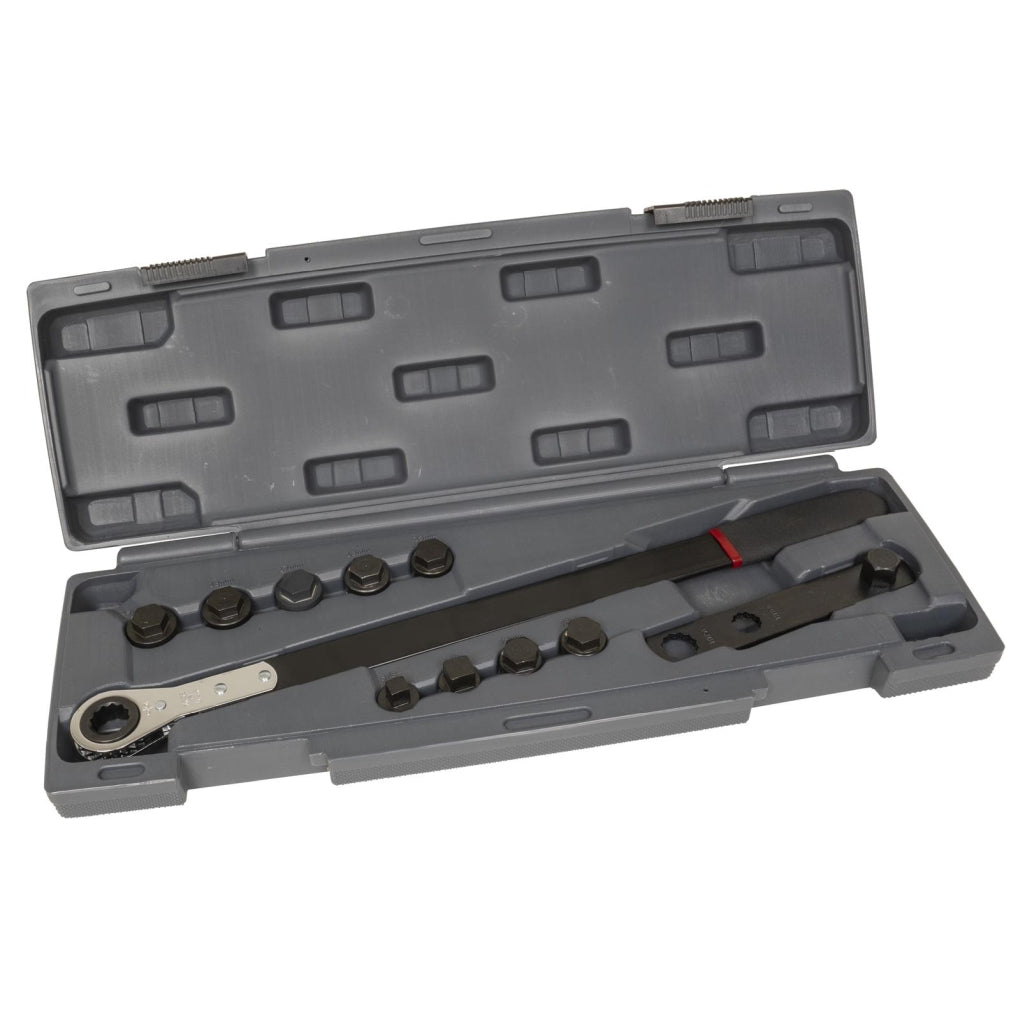 Lisle - 59650 - Ratcheting Serpentine Kit, 11pc.