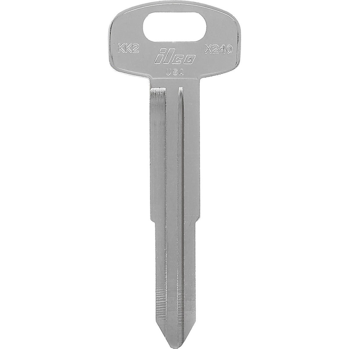 Hillman 84418 Automotive Key Blank KK2 Double sided For Kia