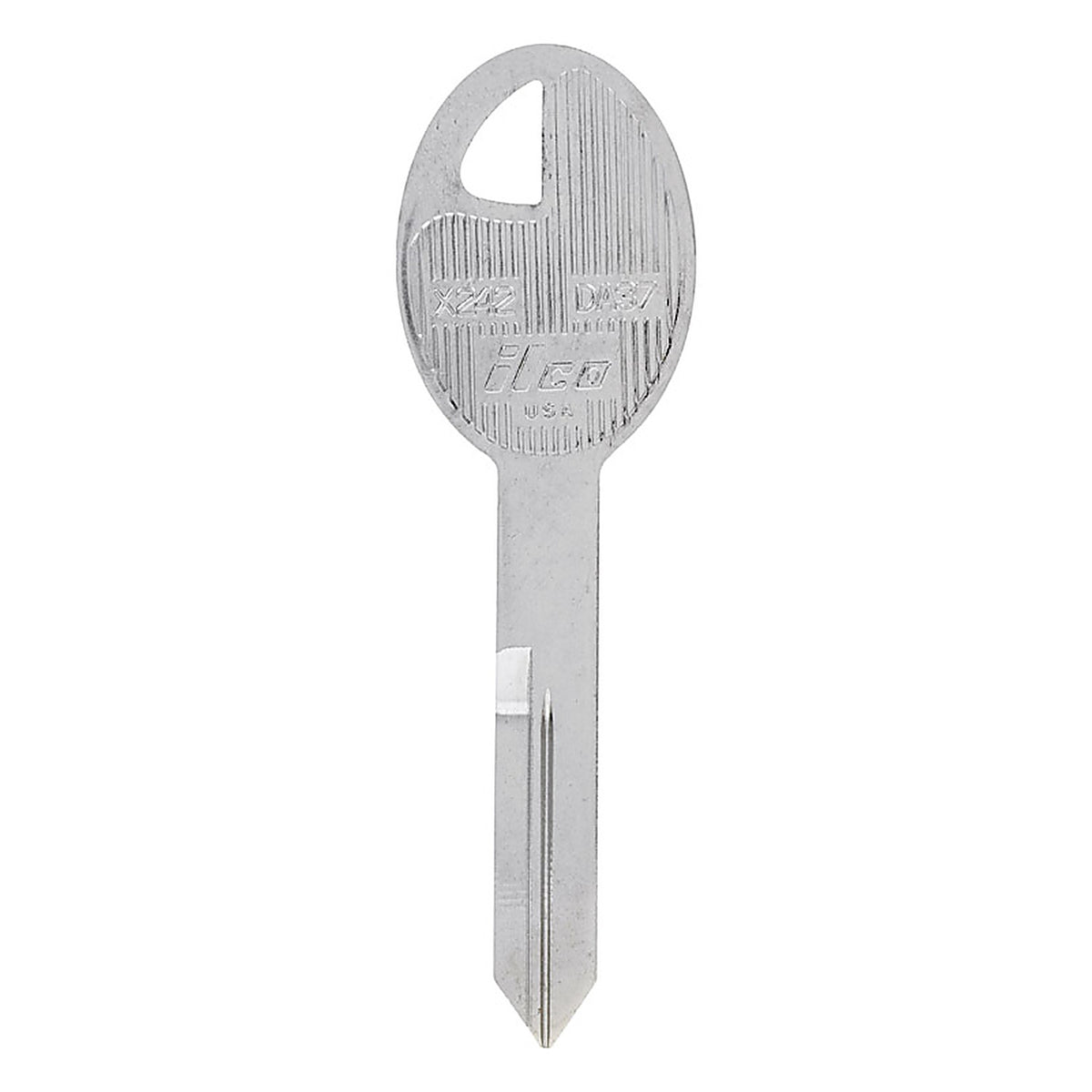 Hillman 85889 Automotive Key Blank DA37 Double sided For Nissan