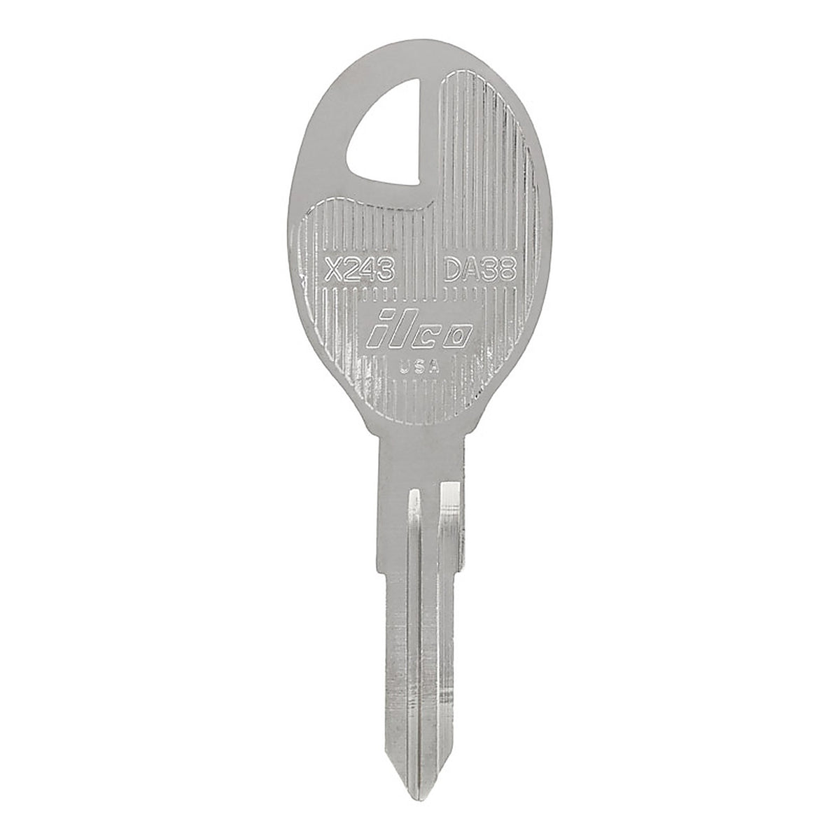 Hillman 85890 Automotive Key Blank DA38 Double sided For Nissan