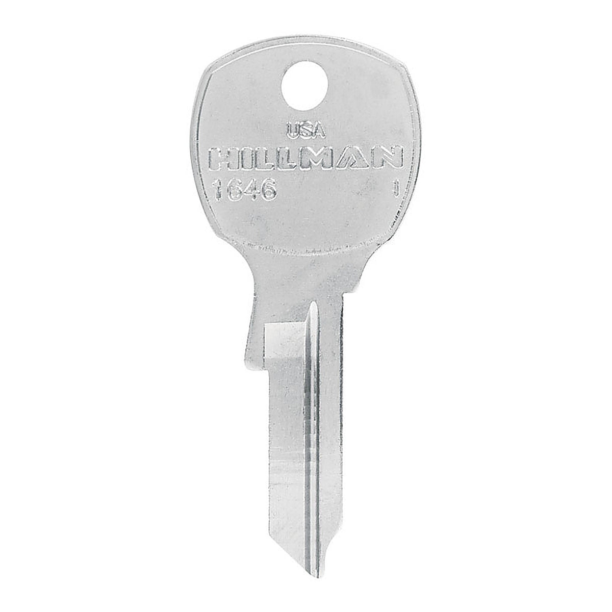 Hillman 86752 Traditional Key Mailbox Key Blank 1646 Single sided For USPS Locks