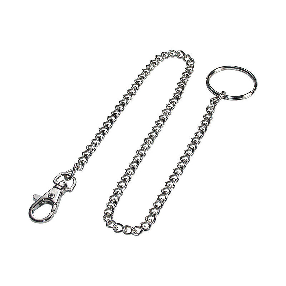 Hillman 711071 Metal Silver Belt Hooks/Pocket Chains Key Chain