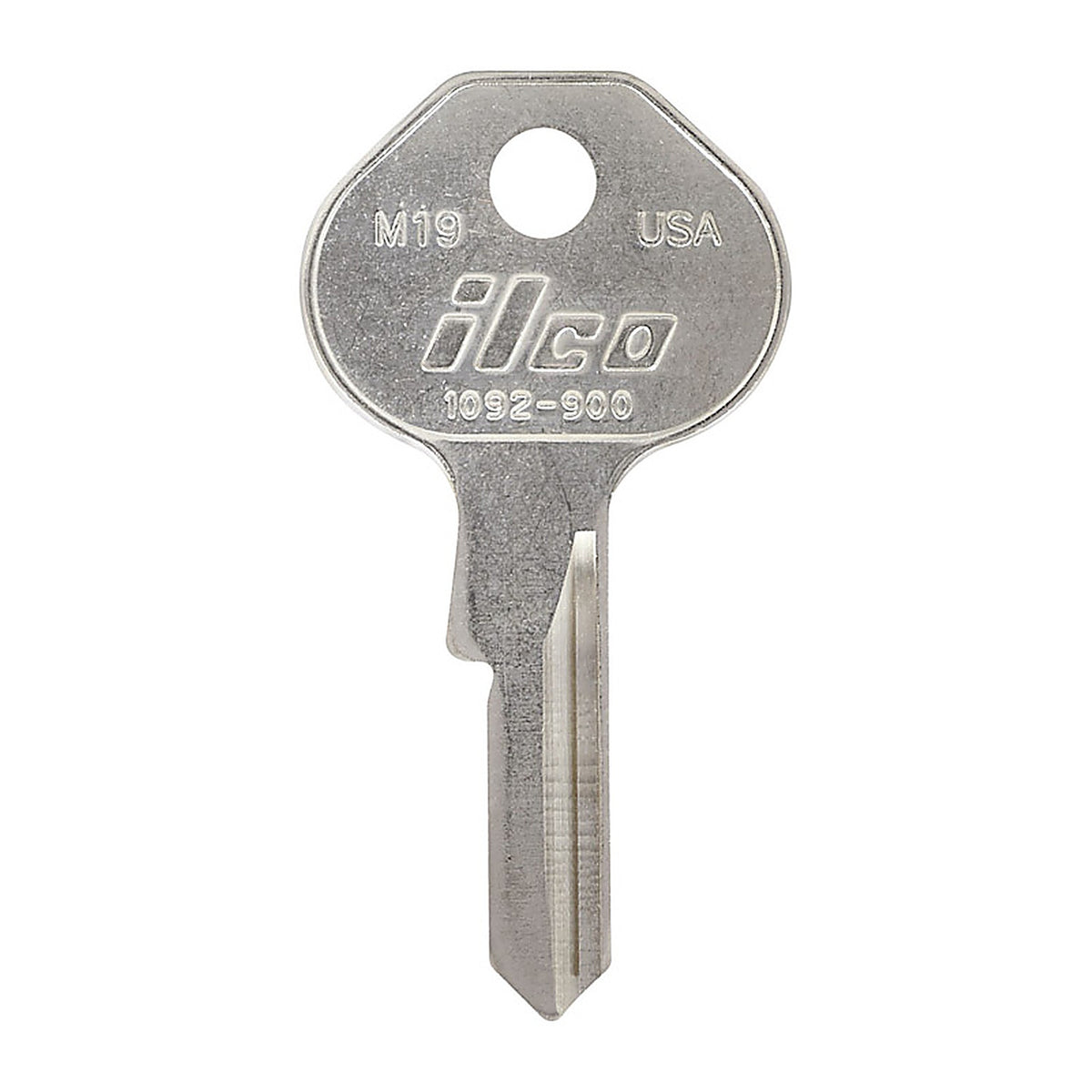 Hillman 86381 Traditional Key Padlock Universal Key Blank Single sided