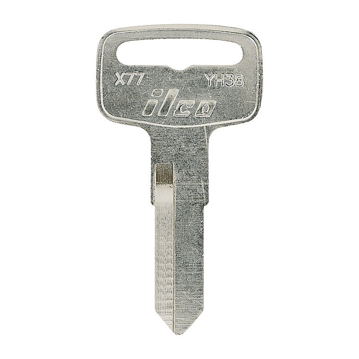 Hillman 86383 Traditional Key Motorcyle Universal Key Blank Double sided