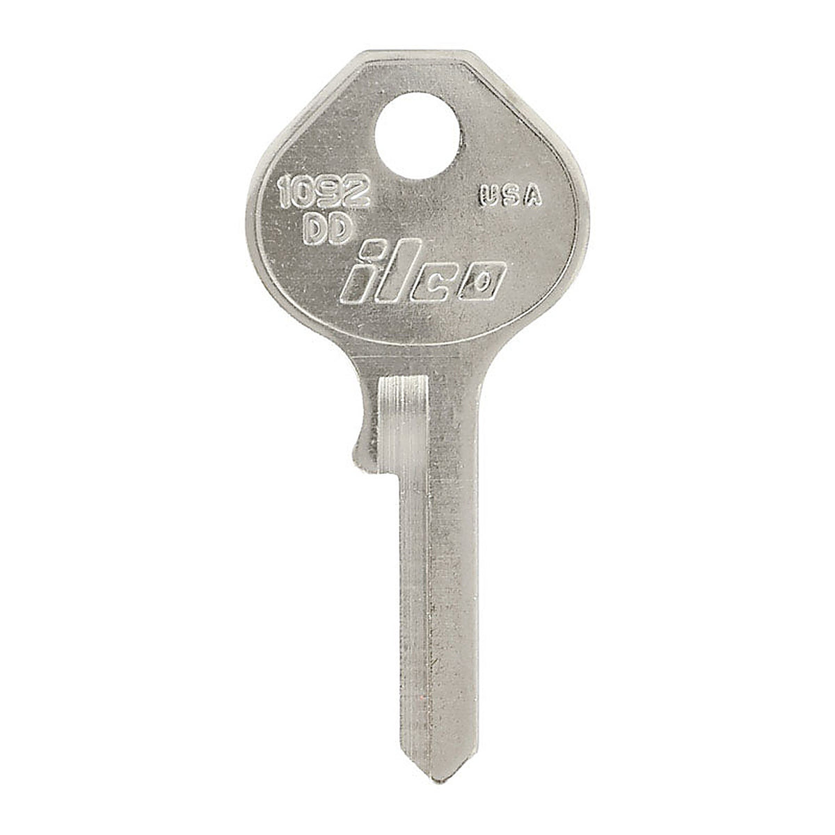 Hillman 86407 Traditional Key Padlock Universal Key Blank Single sided