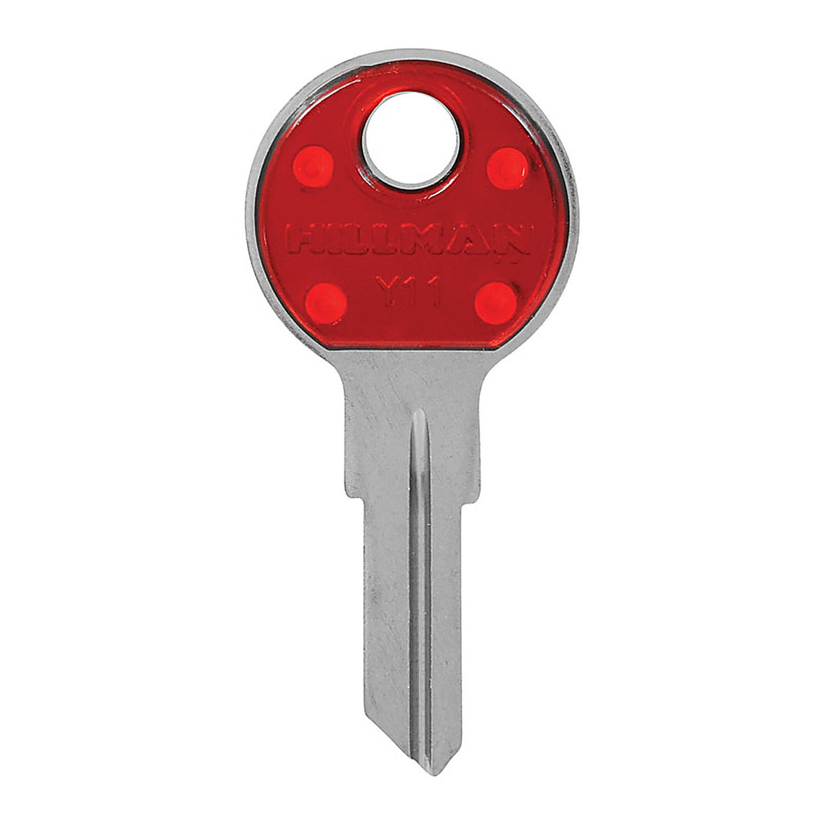 Hillman 86249 ColorPlus Traditional Key House/Office Key Blank Single sided