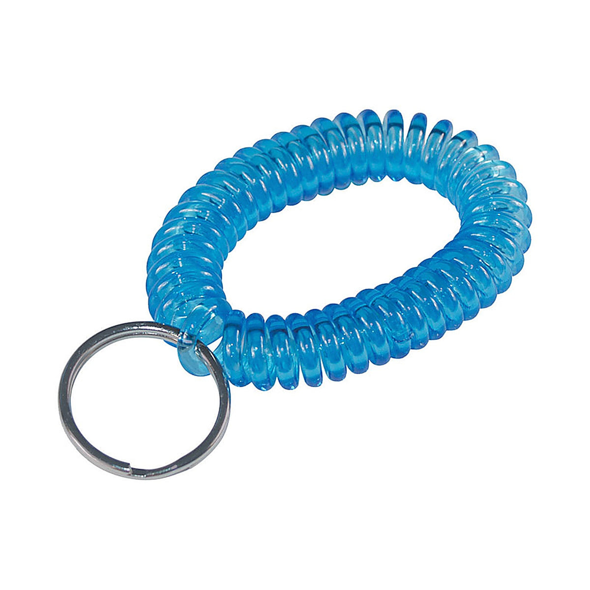 Hillman 701304 Metal/Plastic Silver Wrist Coil Key Chain
