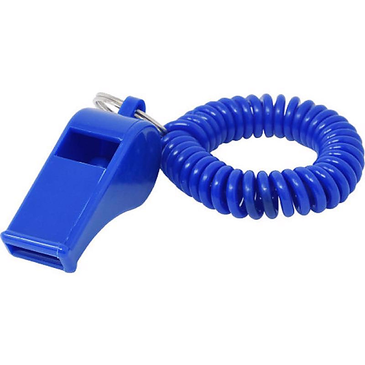 Hillman 701428 Plastic Assorted Sporting Whistle Wrist Coil Key Chain