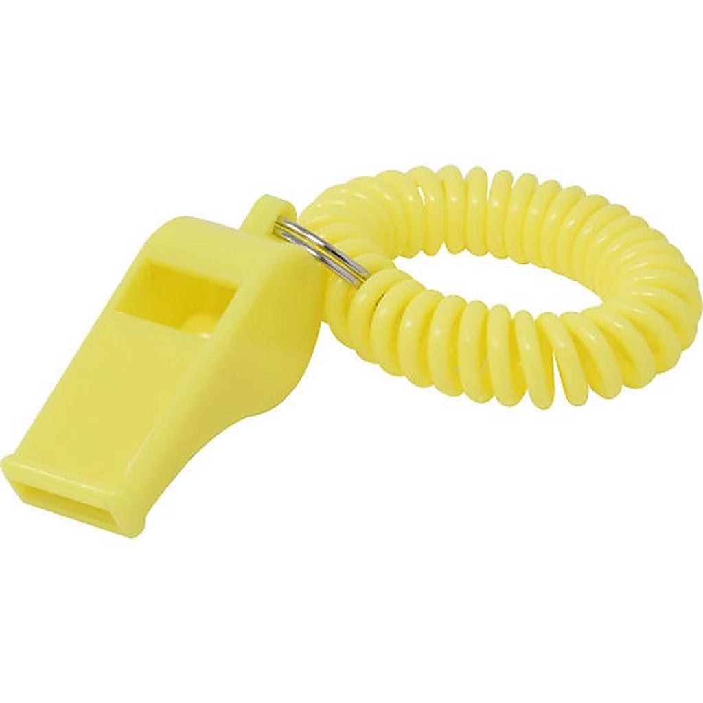 Hillman 701428 Plastic Assorted Sporting Whistle Wrist Coil Key Chain