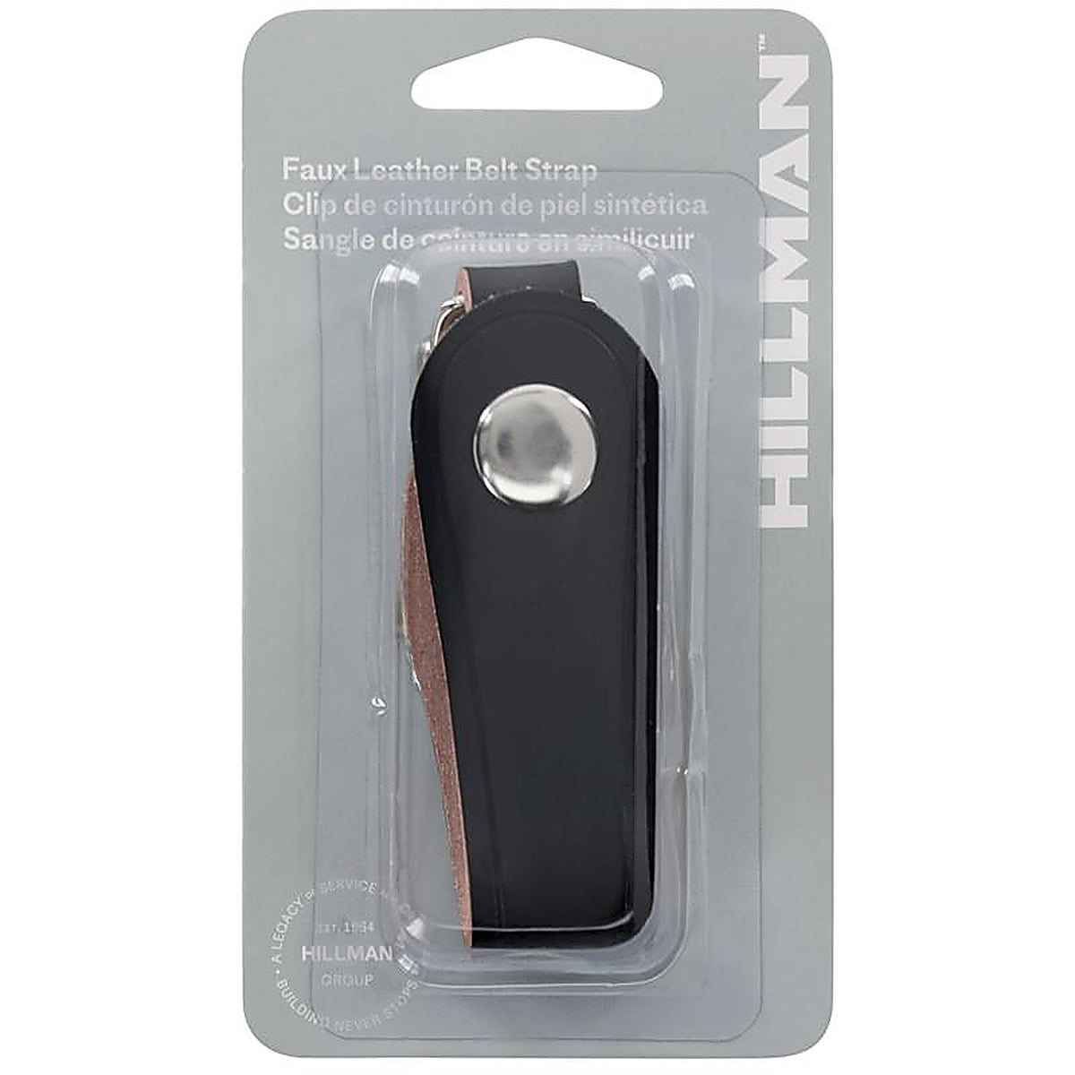 Hillman 703178 Leather Multicolored Belt Hooks/Pocket Chains Key Chain