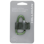 Hillman 711086 Aluminum/Nylon Multicolored Key Ring Carabiner