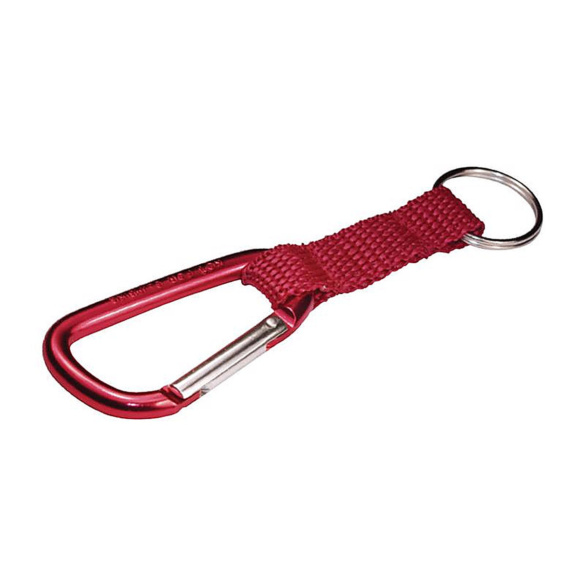 Hillman 711086 Aluminum/Nylon Multicolored Key Ring Carabiner