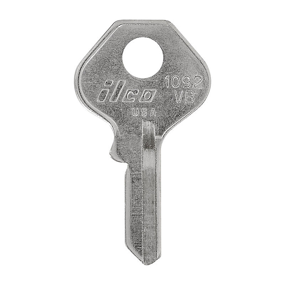 Hillman 86377 Traditional Key Padlock Universal Key Blank Single sided