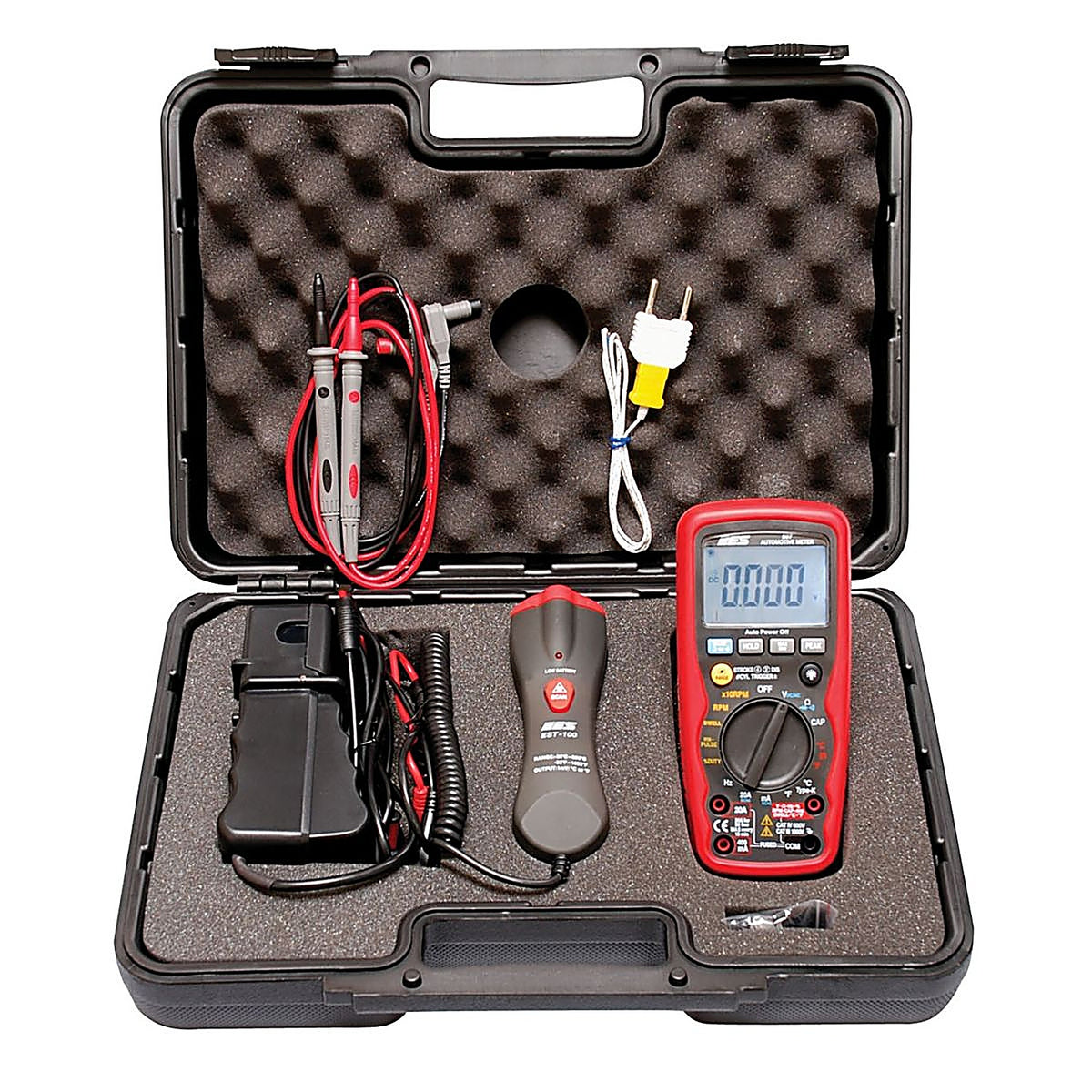 Electronic Specialties 597IR Premium Automotive Digital Multimeter with Infrared Temperature Adapter Kit