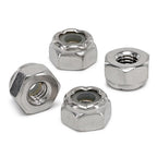 Hillman 829754 #10-32 Stainless Steel SAE Nylon Lock Nut 100/Pack