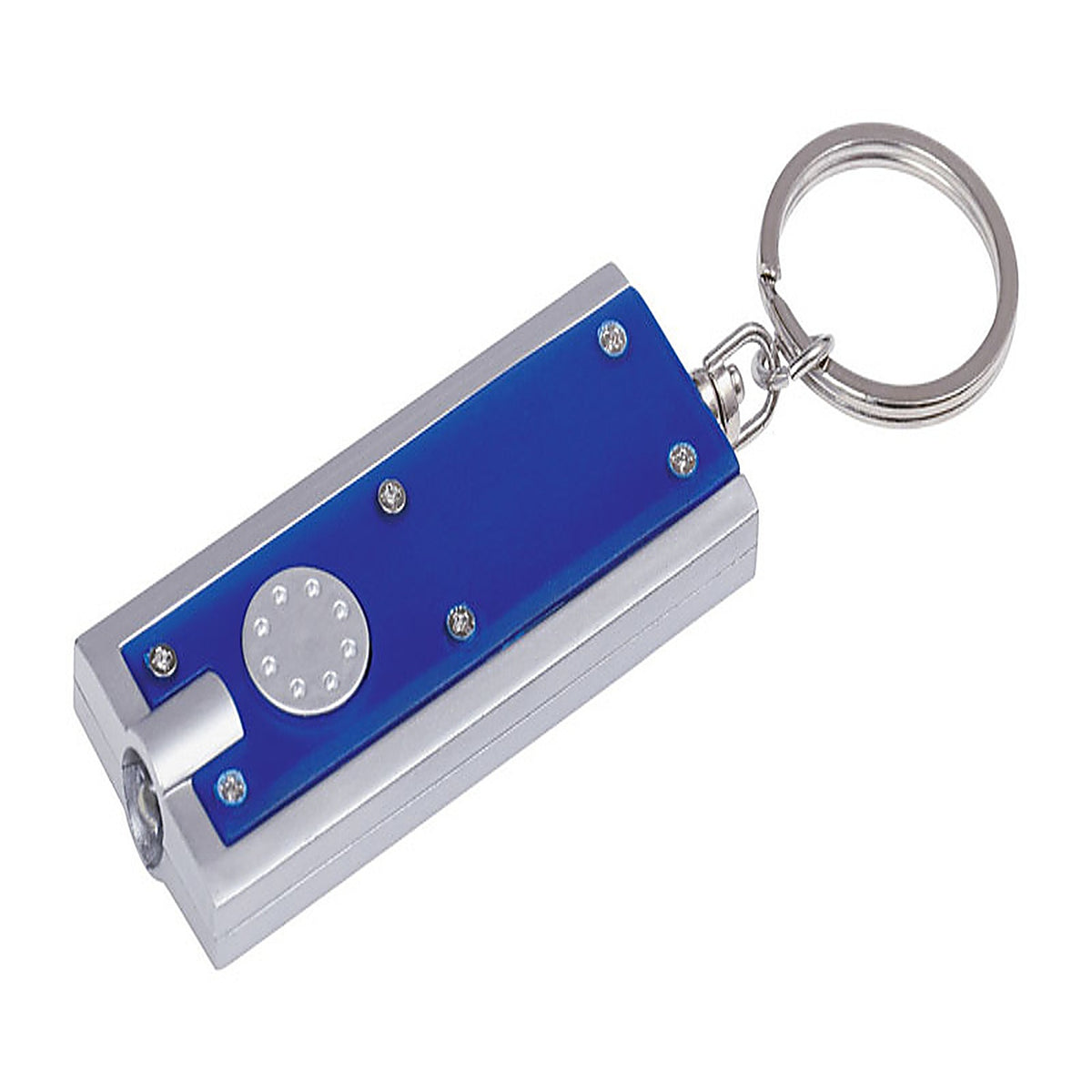 Hillman - 701716 - 1 In. D Plastic Assorted LED Light/Split Ring Keychain