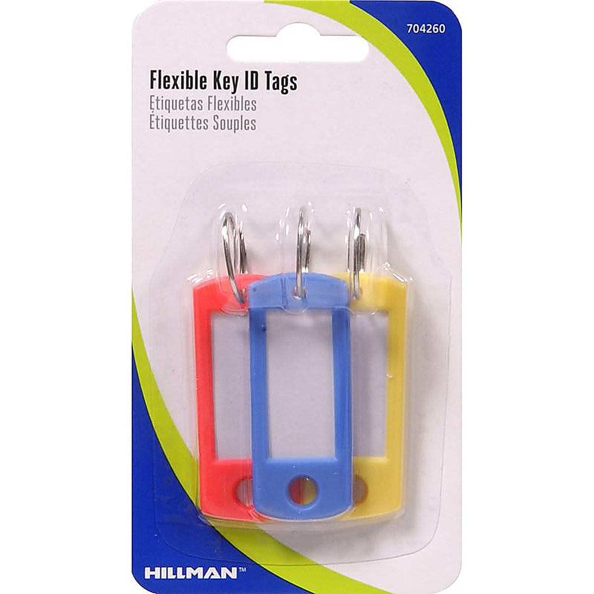 Hillman 704260 1 in. Dia. Metal/Paper Assorted Labeling Key Identifier