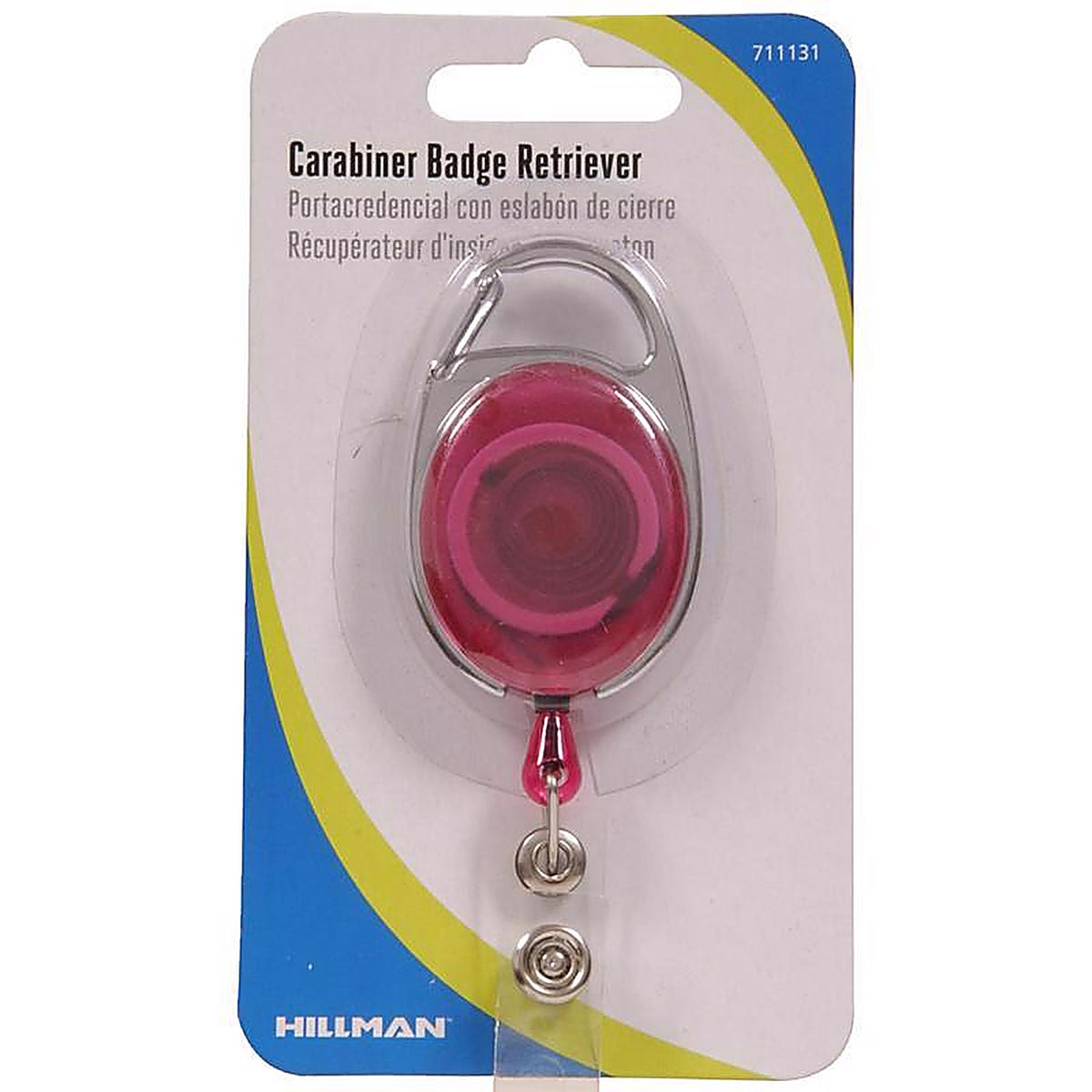 Hillman 711131 Plastic Assorted Carabiner Badge Retriever