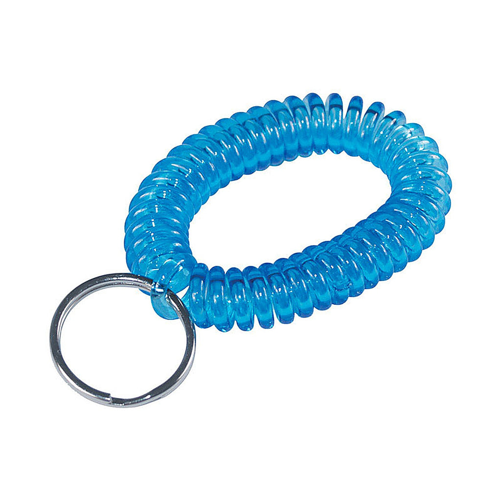 Hillman 701704 Plastic Assorted Split Ring Wrist Coil Key Chain