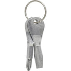 Hillman 701717 Metal Silver Screwdriver Set Key Ring