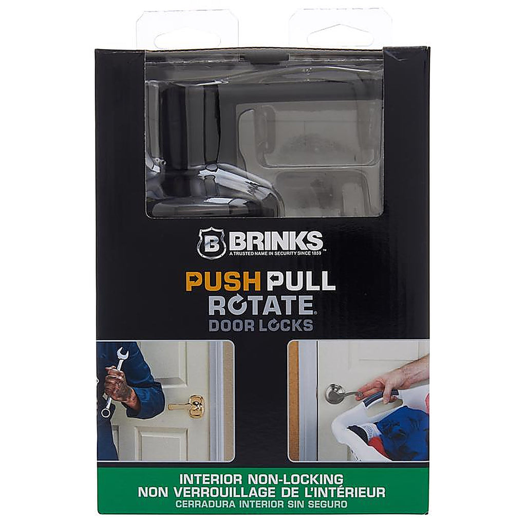 Brinks 23054-150 Push Pull Rotate Glenshaw Oil Rubbed Bronze Passage Lever ANSI Grade 2 1.75 in.