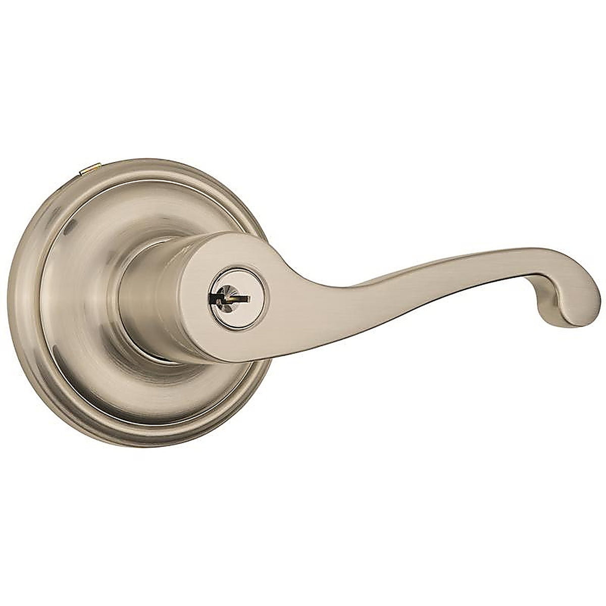 Brinks 23014-119 Push Pull Rotate Glenshaw Satin Nickel Entry Lever ANSI Grade 2 KW1 1.75 in.