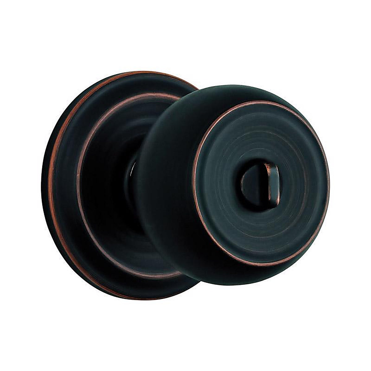 Brinks 23021-150 Push Pull Rotate Stafford Oil Rubbed Bronze Entry Knob ANSI Grade 2 KW1 1.75 in.