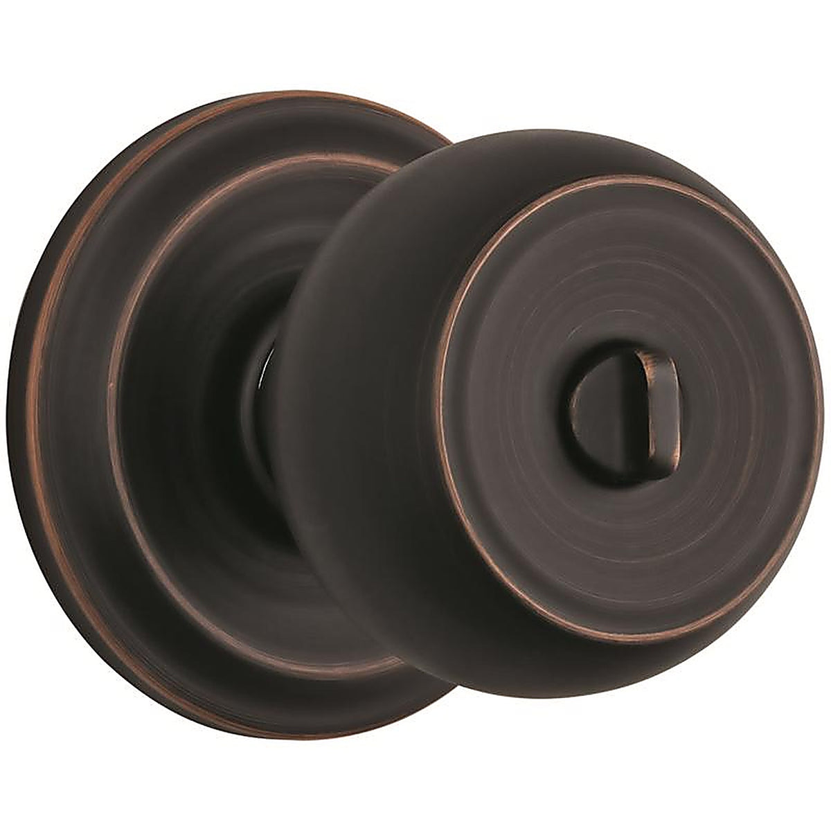 Brinks 23021-150 Push Pull Rotate Stafford Oil Rubbed Bronze Entry Knob ANSI Grade 2 KW1 1.75 in.