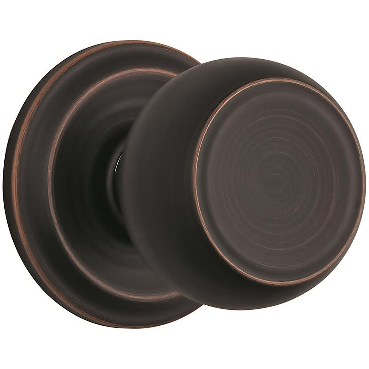 Brinks 23041-150 Push Pull Rotate Stafford Oil Rubbed Bronze Passage Knob ANSI Grade 2 KW1 1.75 in.