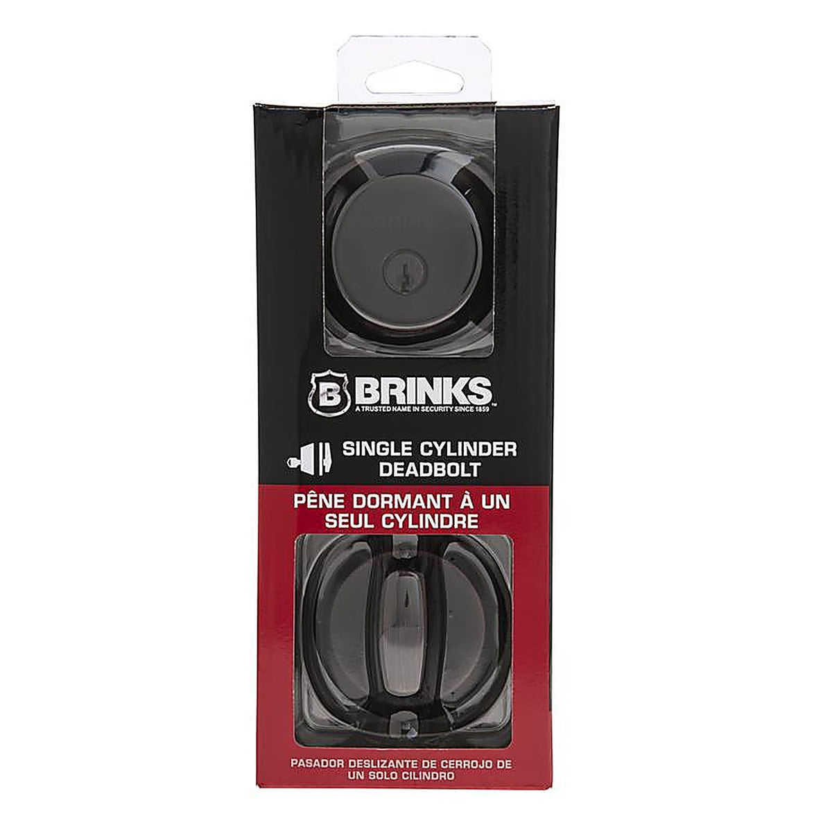 Brinks 23061-150 Push Pull Rotate Oil Rubbed Bronze Steel Deadbolt