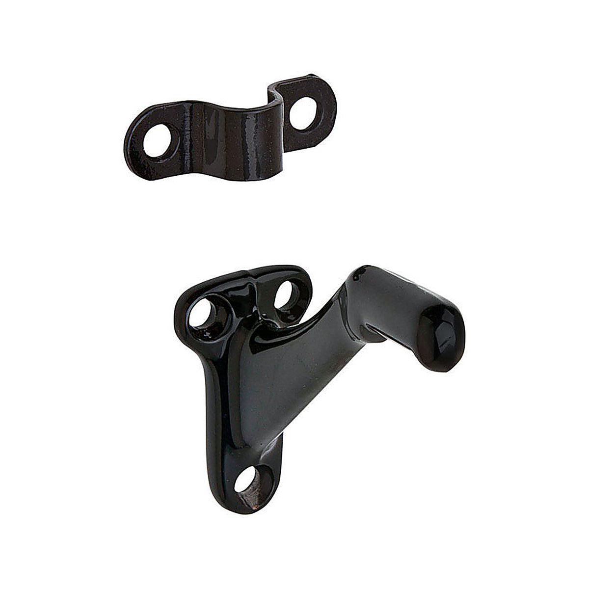 Ives - 059A-BLK - Black Aluminum Handrail Bracket