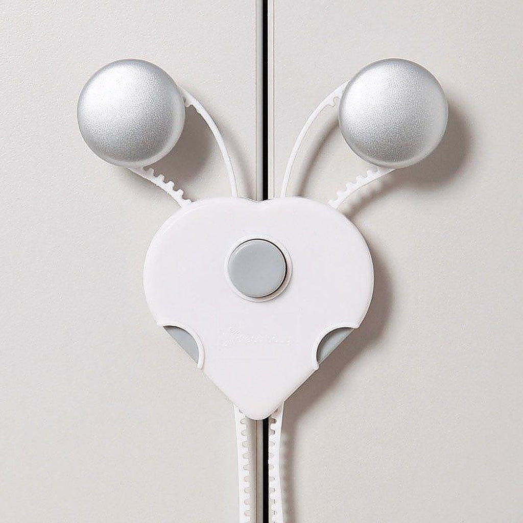 Dreambaby L106A White Plastic Cabinet Flex Lock 1/Pack