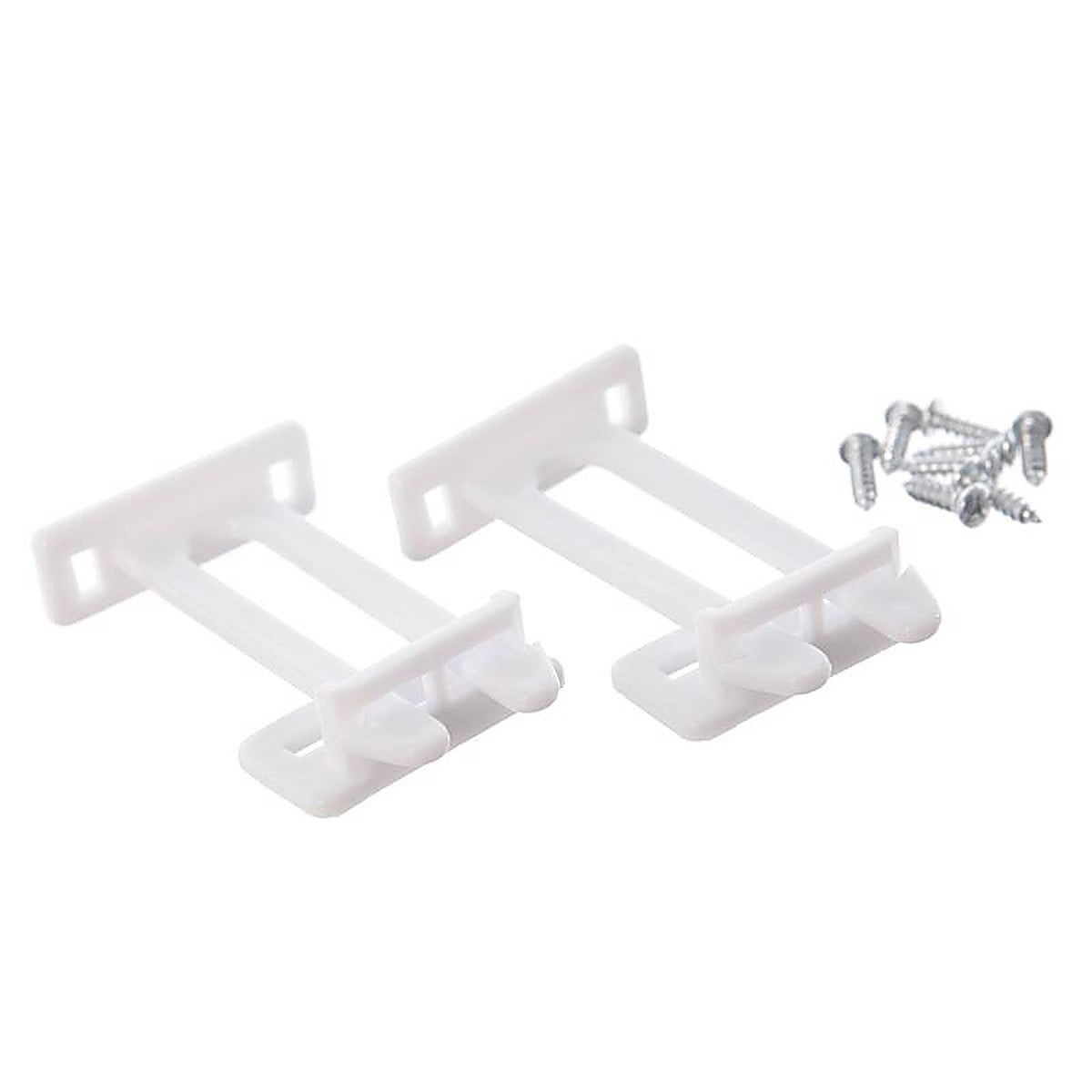Dreambaby L112 White Plastic Twin Pin Latches 2/Pack