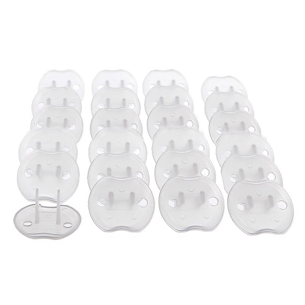 Dreambaby L1821A Clear Plastic Outlet Safety Plugs 24/Pack